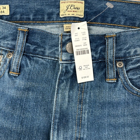 NWT Men’s J. Crew 32x34 Style 484 Jeans - Picture 3 of 6